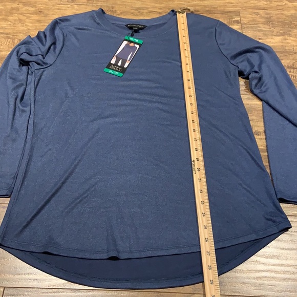 Banana Republic bluish grey long sleeve crew neck top - Picture 11 of 12